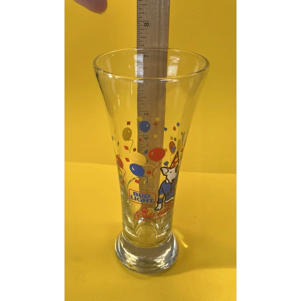 1987 Bud Light Beer Spuds‎ MacKenzie, The Original Party Animal Glass